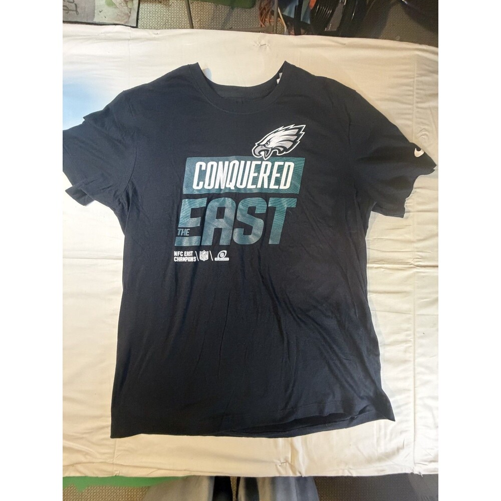 Nike Tee NFL Eagles NFC East Champions Playoffs Conquered East sz LG